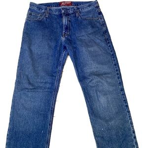 NWOT Arizona Jeans Co. Original Straight Men's Blue Denim Jeans Size 30 x 32